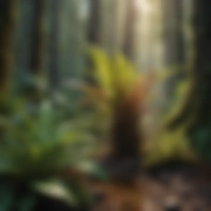 Examples of plant subclasses in their natural habitats