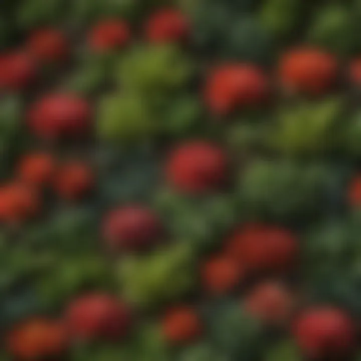A vibrant representation of various plant taxa