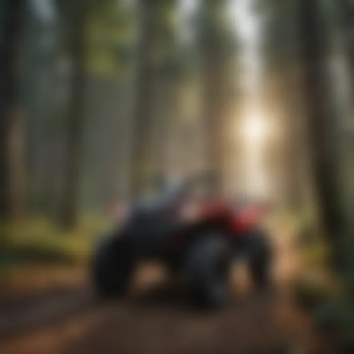 Safety measures for ATV use in wooded areas