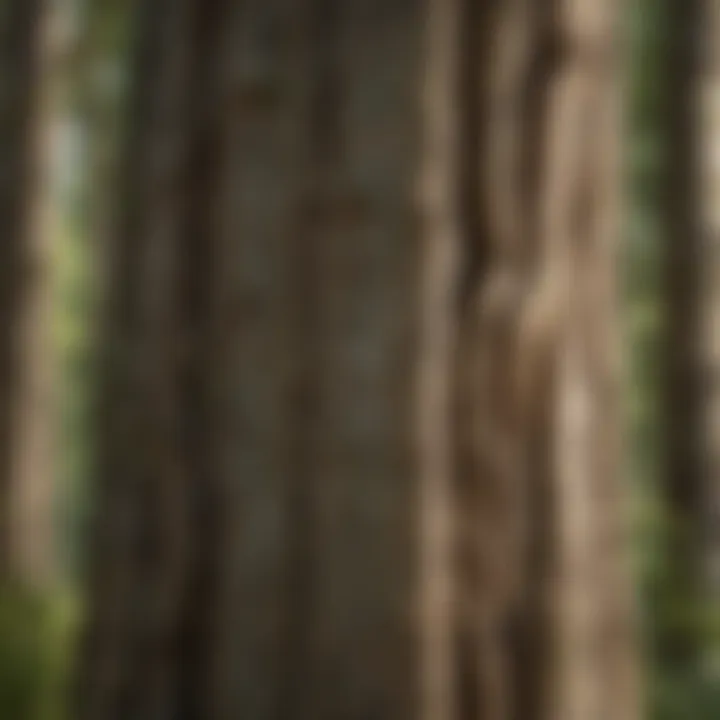 Close-up of a baseline tree highlighting its unique characteristics