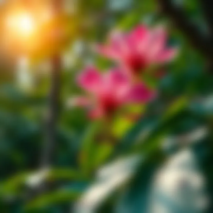 Bauhinia species in their natural habitat, highlighting their ecological importance