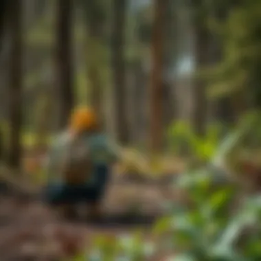 Conservation Efforts at Chestnut Mountain Sustainable practices in action, highlighting conservation efforts within the woodland