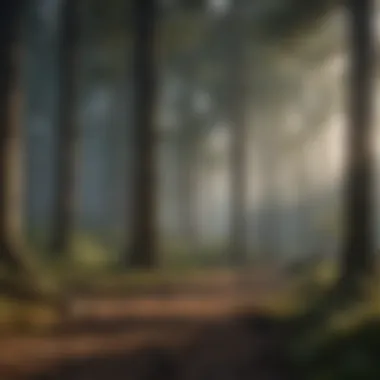 Sustainable Forest Management Visual representation of sustainable forest management practices