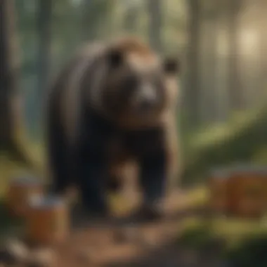 Understanding Bear Encounters and Food Storage Regulations Infographic illustrating bear encounter statistics and food storage regulations