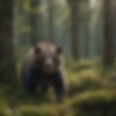 Essential Bear Safety Practices in Woodland Areas A scenic woodland environment highlighting essential bear safety practices