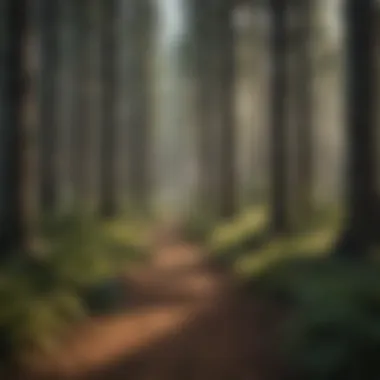 Sustainable Practices in Forestry Illustrated Infographic illustrating sustainable practices in forestry