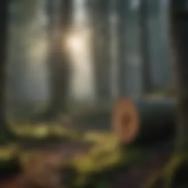Sustainable Forest Ecosystem A serene forest ecosystem illustrating the balance of nature and the importance of sustainable practices
