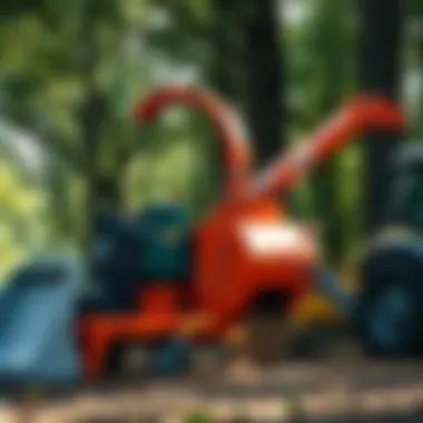 Innovative Woodchipper Model An innovative woodchipper model showcasing advanced technology and features.