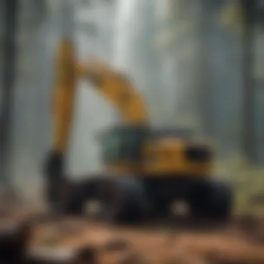 Technological Innovations in Feller Bunchers Feller buncher showcasing advanced technology