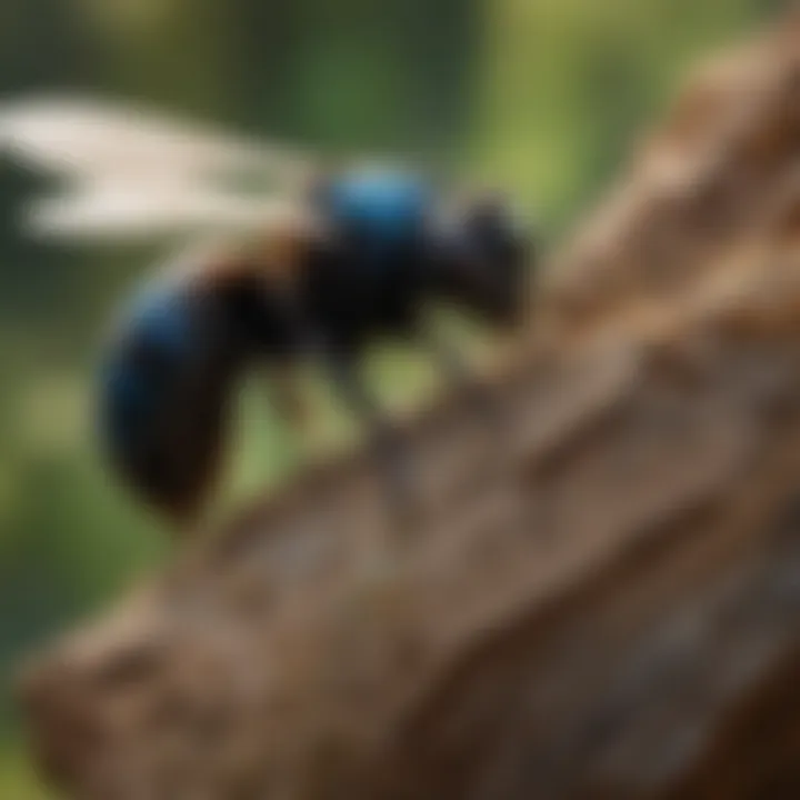 Life cycle of carpenter bees