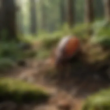 Tick Habitat and Life Cycle Visual representation of tick habitats and life cycle