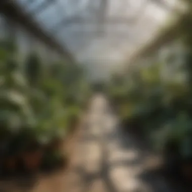 Effective Airflow Patterns Diagram illustrating effective airflow patterns in a greenhouse