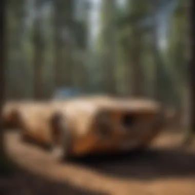 An overview of the CLT manufacturing process highlighting sustainability.