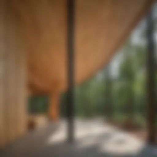 A beautifully designed Cross Laminated Timber structure showcasing modern architecture.