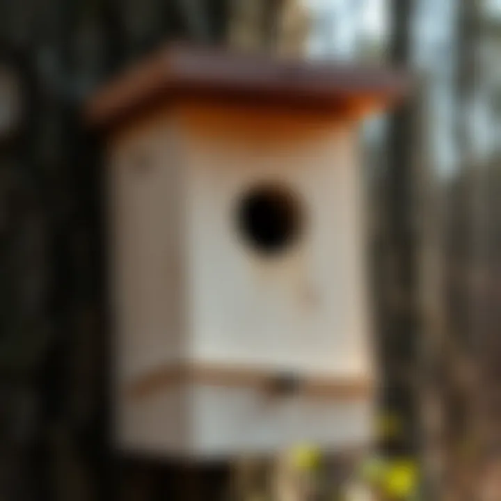 Various materials used for bat house construction