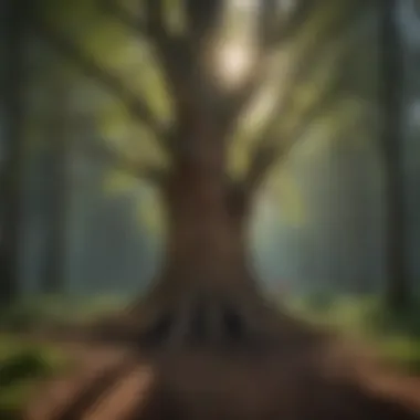 Tree Transplantation Success An illustration of a successful tree transplantation