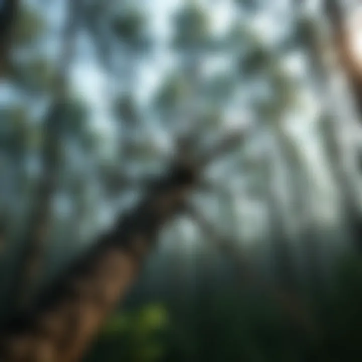 Ecological Impacts of Bark Harvesting Diagram representing ecological impacts of bark harvesting