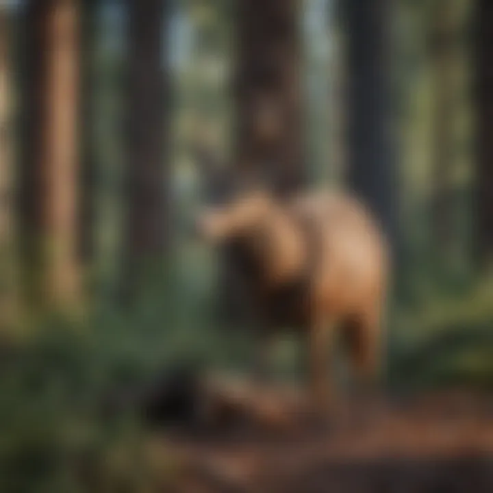 Wildlife encountered in the forests surrounding Flagstaff campgrounds