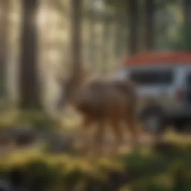 Wildlife Thriving in Campgrounds Wildlife thriving in open campground areas