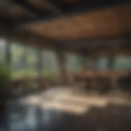 A vibrant office environment showcasing teamwork and collaboration