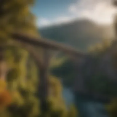 Historic bridge showcasing architectural beauty over the river