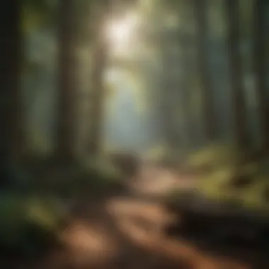 Historical Trails in Daniel Boone Forest Historical overview of Daniel Boone Forest showcasing ancient trails