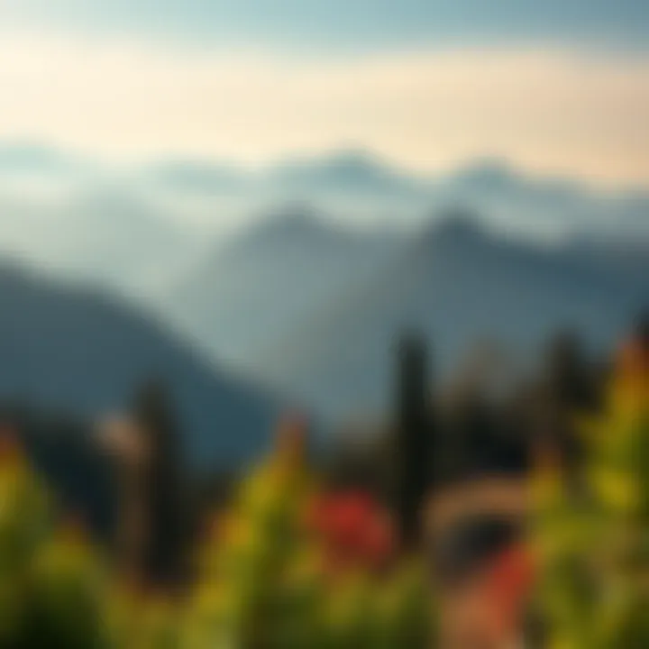 A breathtaking view of the mountainous regions of Italy, highlighting unique fauna and flora.