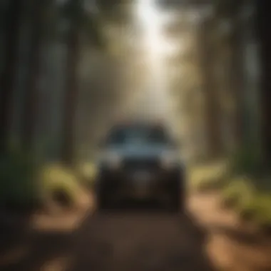 A group of friends enjoying a leisurely ride on an off-road trail