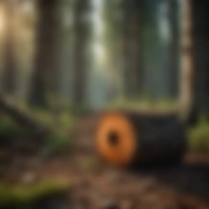 Infographic on carbon sequestration in woodlands
