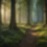 Lush woodland landscape showcasing biodiversity
