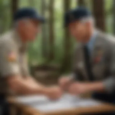 Networking Opportunities for Veterans Veteran networking at a job fair