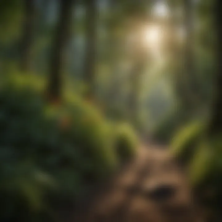 Diverse flora along a Corvallis hiking path