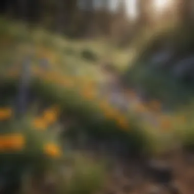 Wildflowers along the trail in Laramie