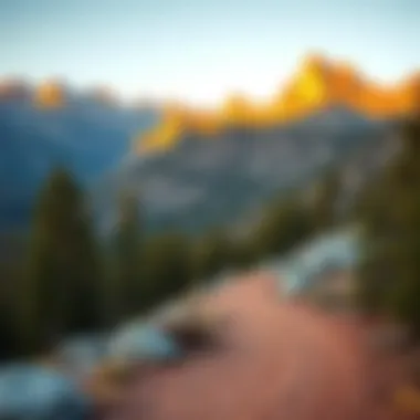 Majestic Mountain Landscape Majestic mountain landscape showcasing a hiking path