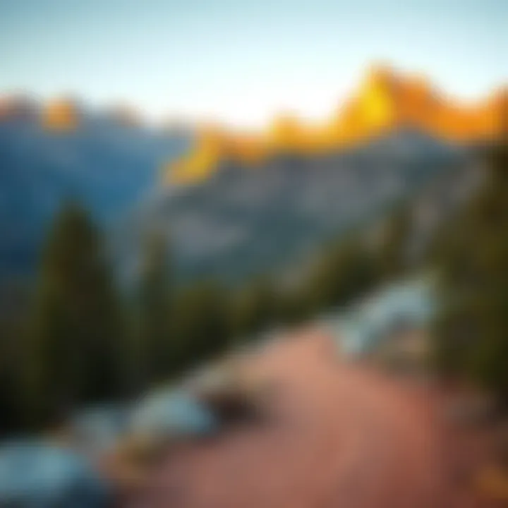 Majestic Mountain Landscape Majestic mountain landscape showcasing a hiking path