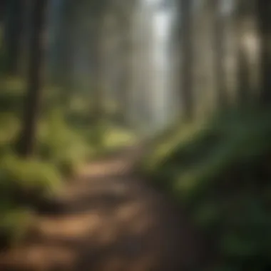 Panoramic Hiking Trail Stunning hiking trail leading to panoramic vistas of the surrounding wilderness