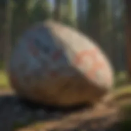 Ancient rock art in Idaho