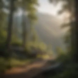 Scenic view of the Appalachian foothills in Kentucky