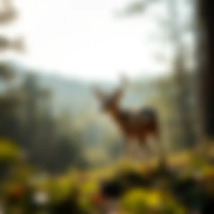 Wildlife in the forest surrounding Lake Anna