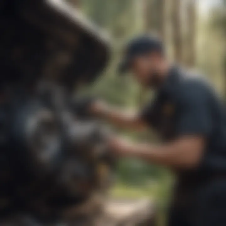 A skilled mechanic working on an engine in Arizona