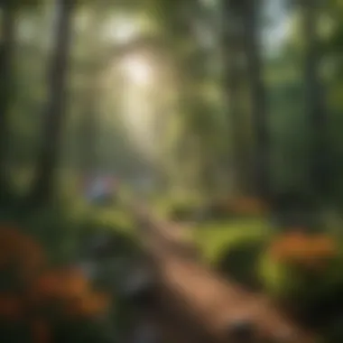 An array of local flora and fauna found around Minnesota campsites