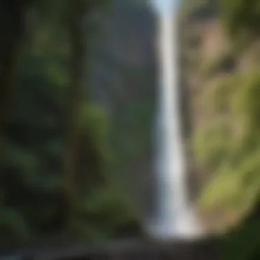 The Geological Story of Multnomah Falls Geological formations revealing the history of Multnomah Falls