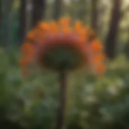 Vibrant native flora in Denver's nature conservancy area