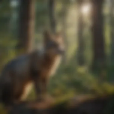 Wildlife in a Minnesota park, highlighting the diverse fauna that rangers help protect