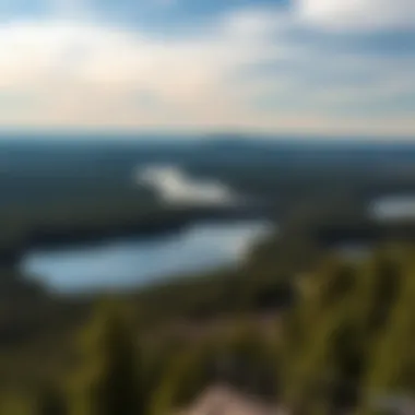 Scenic Overlook of Perry Lake Scenic view overlooking Perry Lake