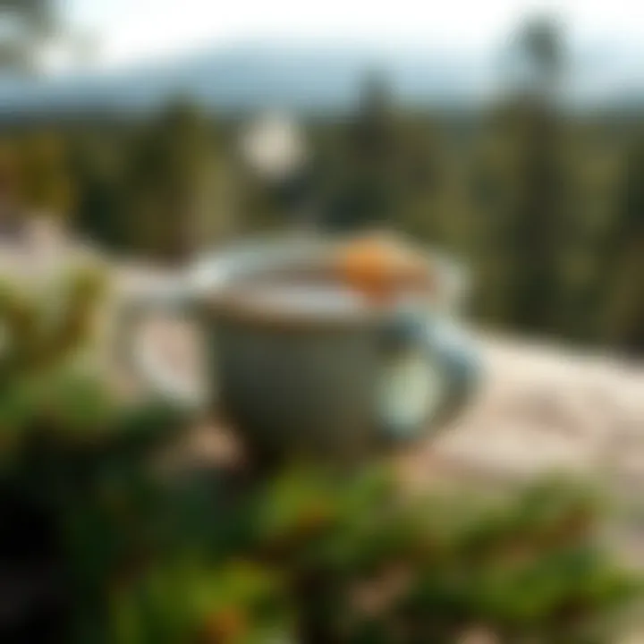 An infographic highlighting the health benefits of pine needle tea