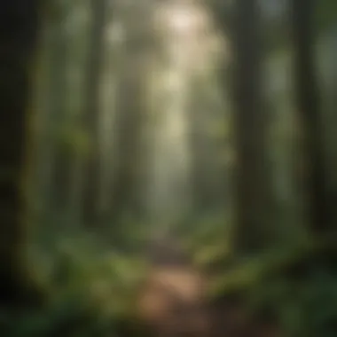 Lush canopy of the Quinault Rain Forest