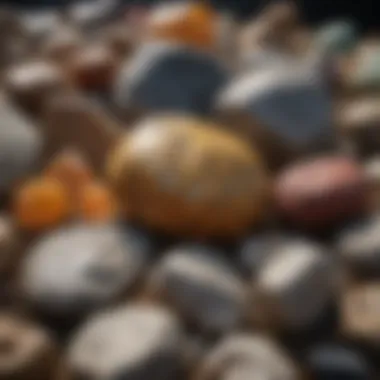 A vibrant infographic summarizing rock types and their characteristics