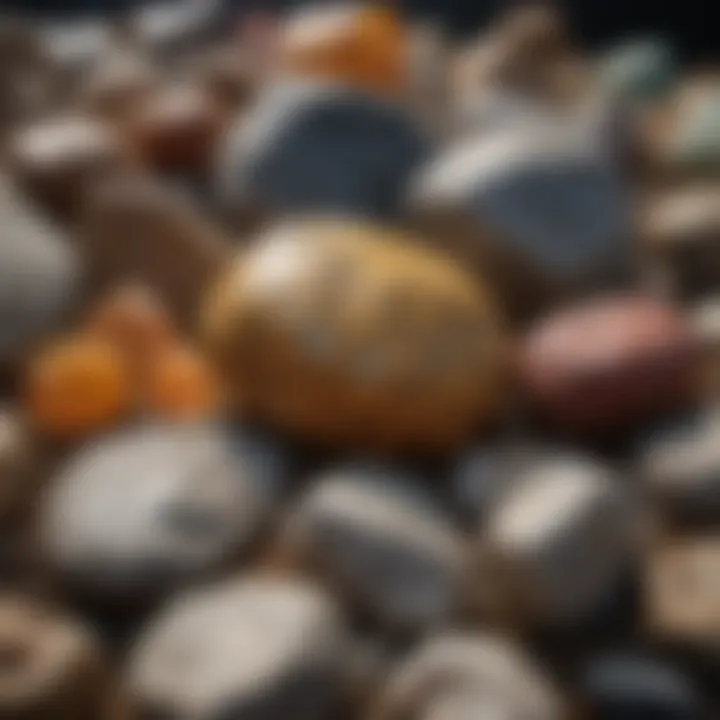 A vibrant infographic summarizing rock types and their characteristics