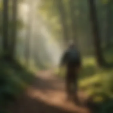 Nature's Invitation for Senior Employment Opportunities A picturesque landscape reflecting the beauty of nature, inviting seniors for outdoor roles